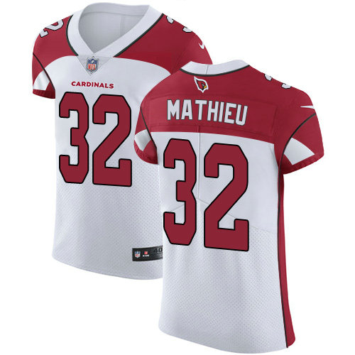 Nike Cardinals 32 Tyrann Mathieu White Men's Stitched NFL Vapor