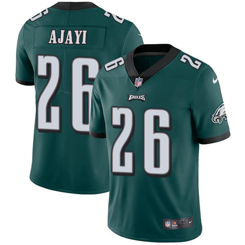 Nike Eagles #26 Jay Ajayi Midnight Green Team Color Youth Stitched NFL Vapor Untouchable Limited Jersey