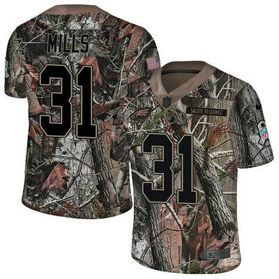 Nike Eagles #31 Jalen Mills Camo Youth Stitched NFL Limited Rush Realtree Jersey