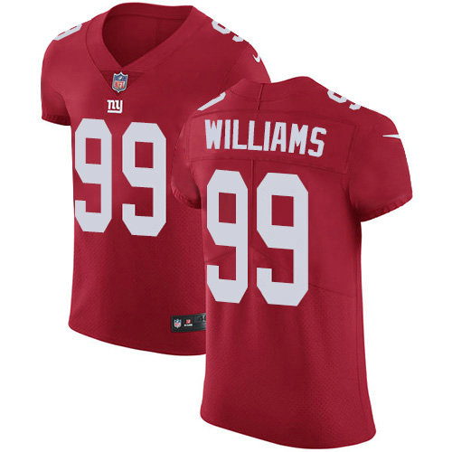 Nike Giants #99 Leonard Williams Red Alternate Men's Stitched NFL New Elite Jersey