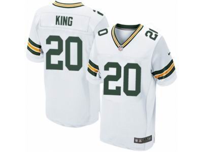 Nike Green Bay Packers #20 Kevin King Elite White NFL Jersey