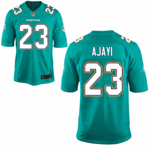 Nike Miami Dolphins 23 Jay Ajayi Aqua Green Team Color NFL Game Jersey