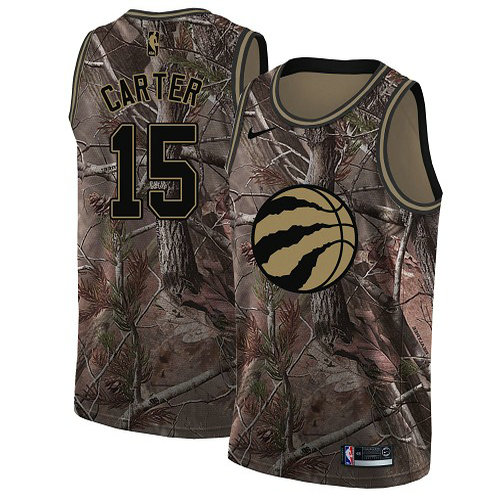 Nike Raptors #15 Vince Carter Camo Women's NBA Swingman Realtree Collection Jersey