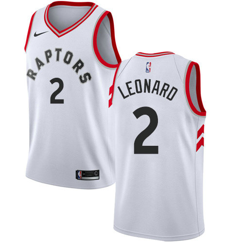 Nike Raptors #2 Kawhi Leonard White Women's NBA Swingman Association Edition Jersey