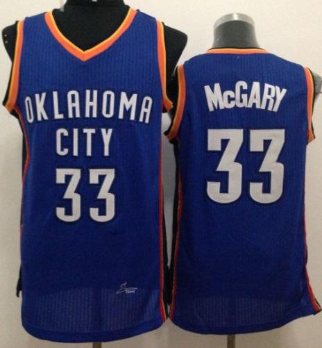 Oklahoma City Thunder 33 Mitch McGary Blue NBA Jersey