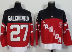 Olympic CA. 27 Alex Galchenyuk Red 100th Anniversary NHL Jersey