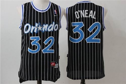 Orlando Magic 32 O'Neal black Jersey