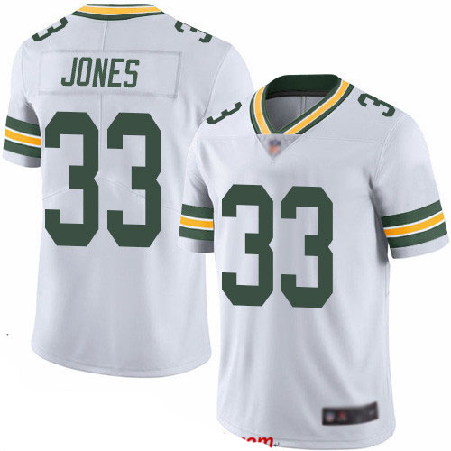 Packers #33 Aaron Jones White Youth Stitched Football Vapor Untouchable Limited Jersey