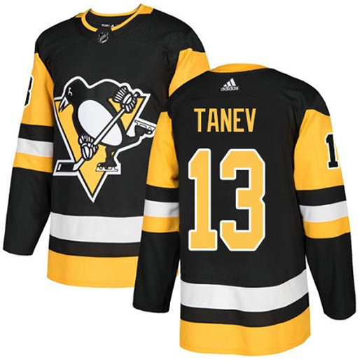 Pittsburgh Penguins #13 Brandon Tanev Black Home Stitched NHL Jersey