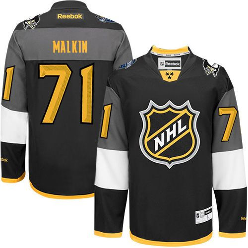 Pittsburgh Penguins 71 Evgeni Malkin Black 2016 All Star NHL Jersey