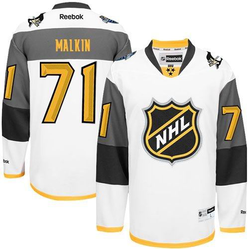Pittsburgh Penguins 71 Evgeni Malkin White 2016 All Star NHL Jersey