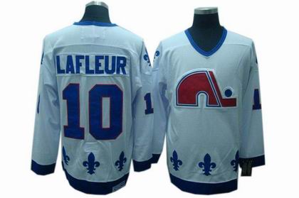 Quebec Nordiques #10 GUY LAFLEUR CCM jerseys white
