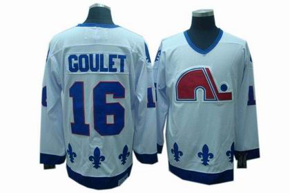 Quebec Nordiques #16 Michel Goulet CCM Jerseys white