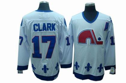 Quebec Nordiques #17 Clark CCM Jerseys white