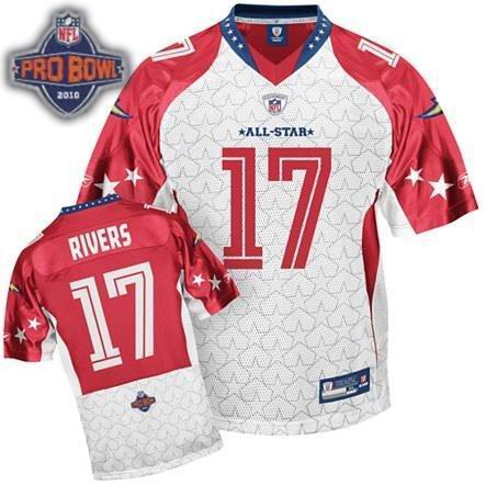 San Diego Chargers #17 Phillip Rivers 2010 Pro Bowl AFC