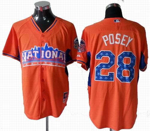 San Francisco Giants 28# Buster Posey National League 2013 All Star Jersey