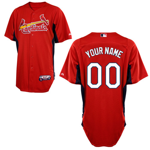 St. Louis Cardinals Personalized Custom red MLB Jersey