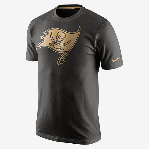 Tampa Bay Buccaneers Nike Black Championship Drive Gold Collection Performance T-Shirt