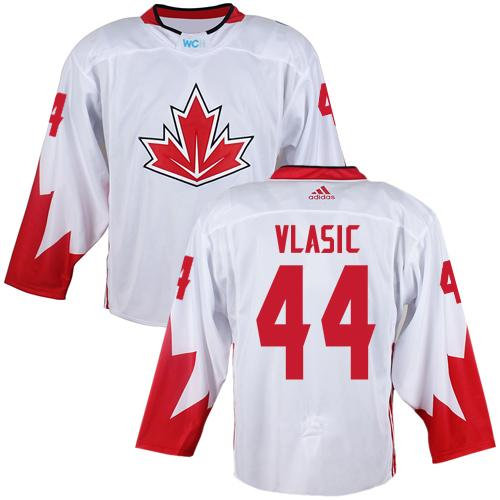 Team Canada 44 Marc-Edouard Vlasic White 2016 World Cup NHL Jersey