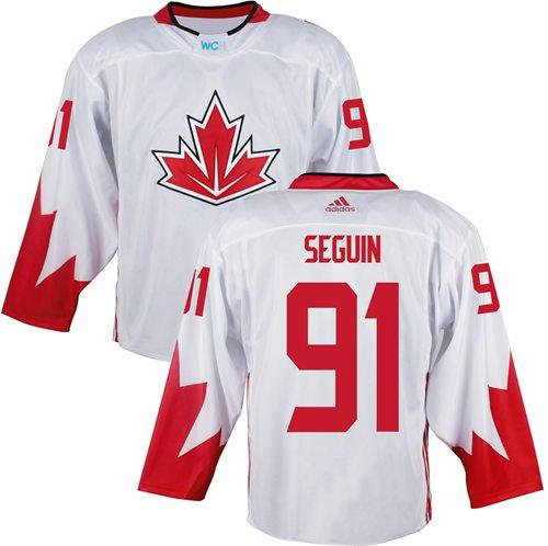 Team Canada 91 Tyler Seguin White 2016 World Cup NHL Jersey