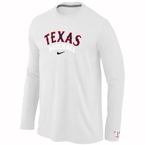 Texas Rangers Long Sleeve T-Shirt WHITE