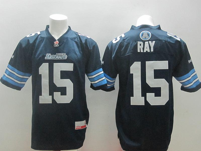 Toronto Argonauts 15 Ricky Ray Navy Blue Stitched CFL Jersey