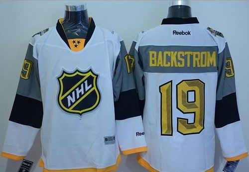 Washington Capitals 19 Nicklas Backstrom White 2016 All Star NHL Jersey
