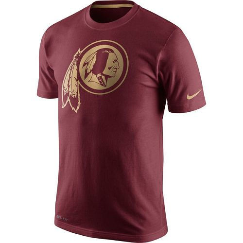 Washington Redskins Nike Championship Drive Gold Collection Performance T-Shirt Burgundy