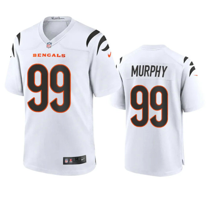 Women's Cincinnati Bengals #99 Myles Murphy White Stitched Game Jersey