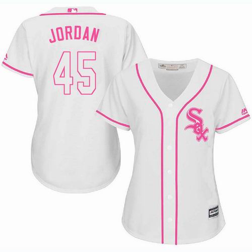 jordan 45 white sox jersey