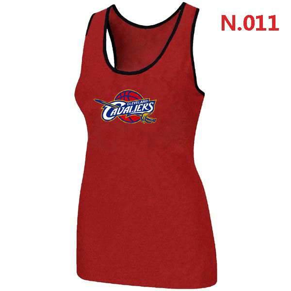 Women Cleveland Cavaliers Big Tall Primary Logo Red Tank Top