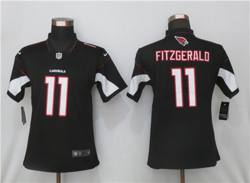 Women Nike Arizona Cardinals #11 Larry Fitzgerald Black 2020 Vapor Untouchable Jersey
