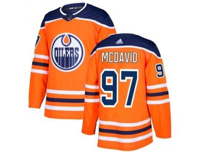 Youth Adidas Edmonton Oilers #97 Connor McDavid Orange Home NHL Jersey