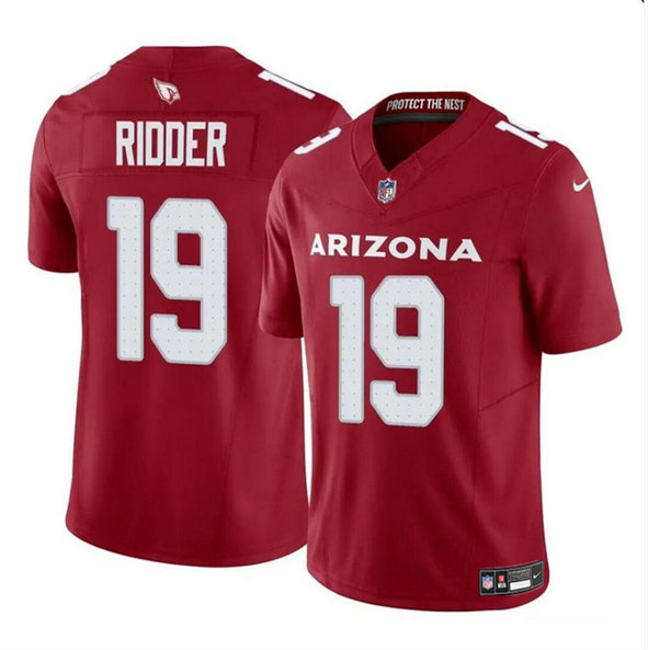 Youth Arizona Cardinals #19 Desmond Ridder Red 2023 F.U.S.E Vapor Untouchable Limited Stitched Football Jersey