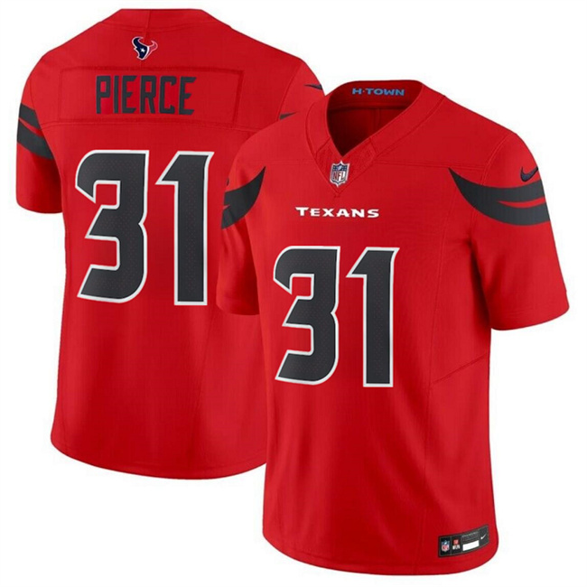 Youth Houston Texans #31 Dameon Pierce Red 2024 Alternate F.U.S.E Vapor Stitched Football Jersey