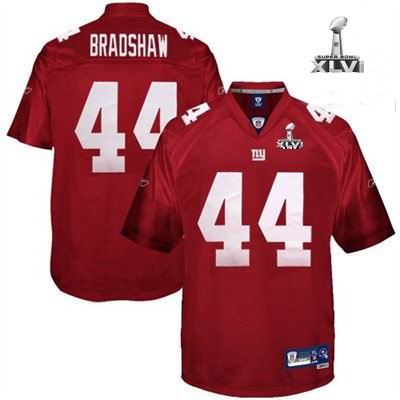 Youth New York Giants #44 Ahmad Bradshaw 2012 Super Bowl XLVI Jersey red