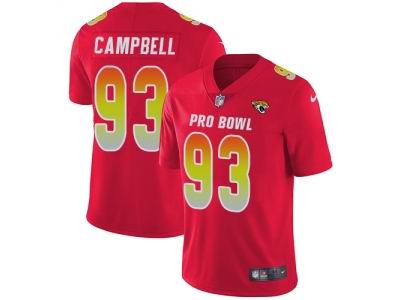 Youth Nike Jacksonville Jaguars #93 Calais Campbell Red Limited AFC 2018 Pro Bowl Jersey