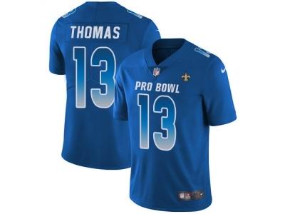 Youth Nike New Orleans Saints #13 Michael Thomas Royal Limited NFC 2018 Pro Bowl Jersey