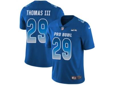 Youth Nike Seattle Seahawks #29 Earl Thomas III Royal Limited NFC 2018 Pro Bowl Jersey