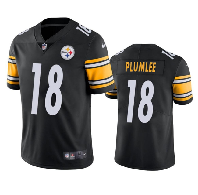 Youth Pittsburgh Steelers #18 John Rhys Plumlee Black Vapor Untouchable Limited Stitched Jersey