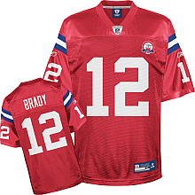 kids New England Patriots Boston Patriots AFL 50th Anniversary #12 Tom Brady red Color Jersey